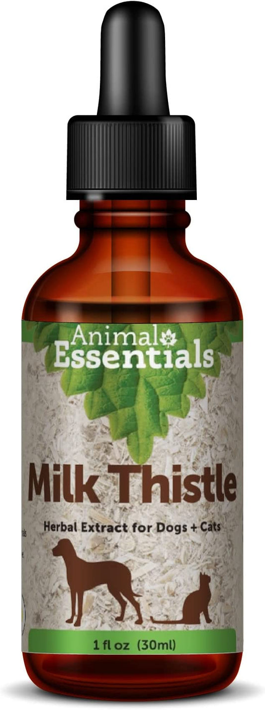 ANIMAL ESSENTIALS Milk Thistle Liver Support for Dogs and Cats