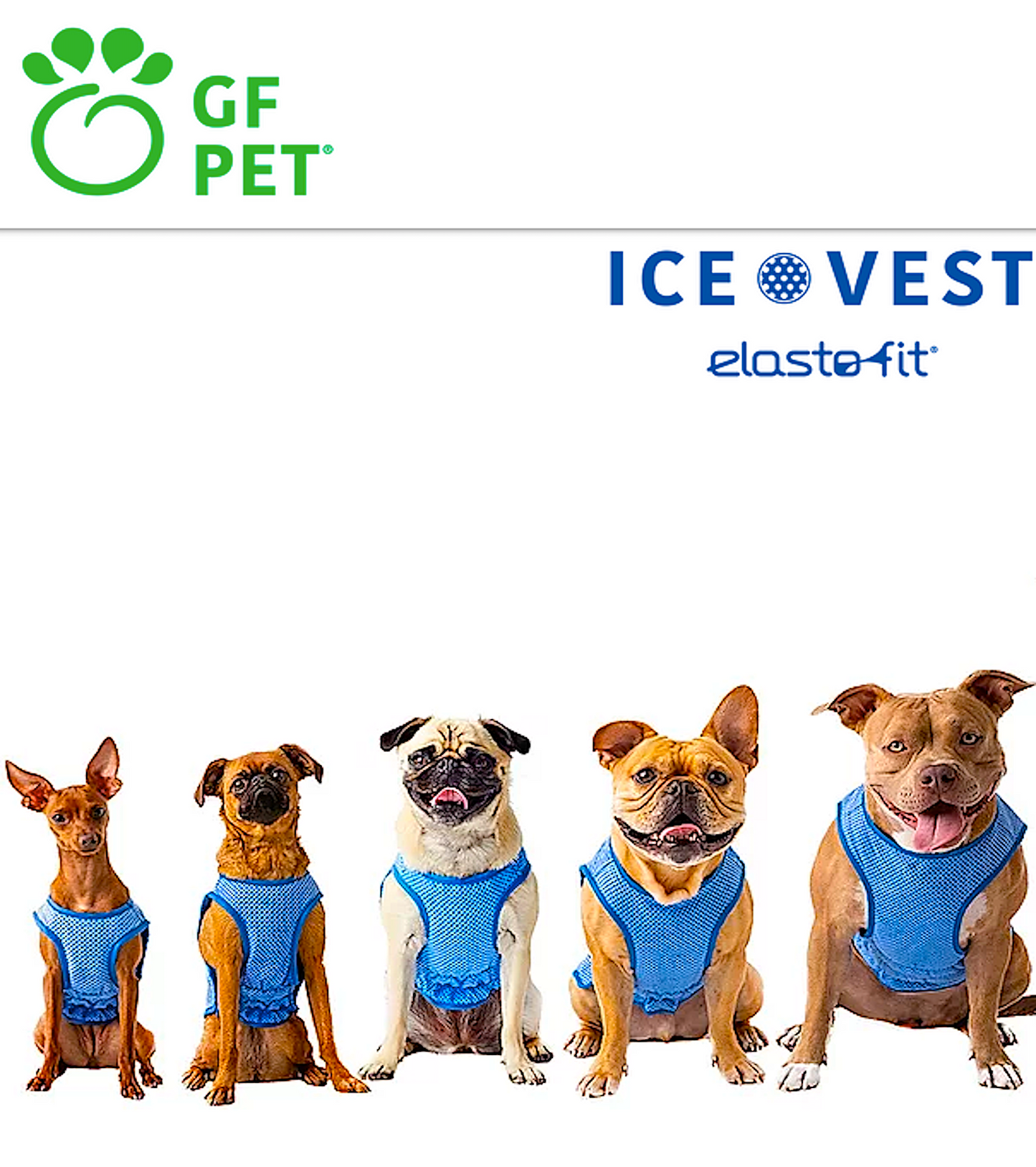 GF PET ICE VEST: keeps dogs from overheating during work and hot days