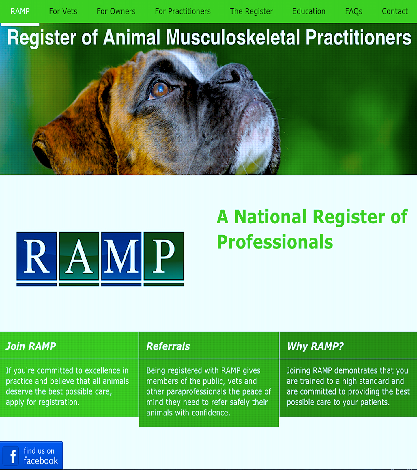 REGISTER OF ANIMAL MUSCULOSKELETAL PRACTITIONERS