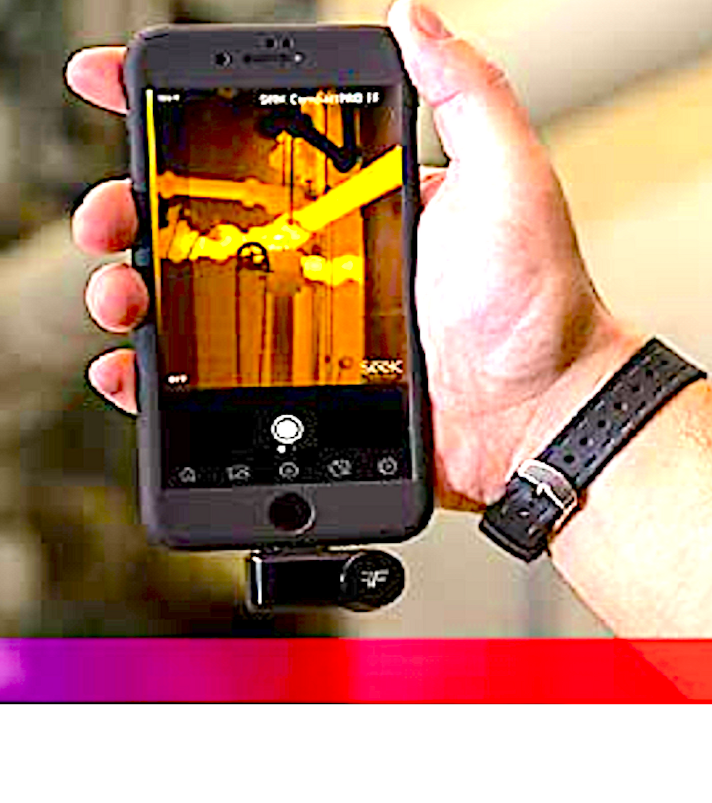 SEEK THERMAL IMAGING COMPACT PRO: plugs into your phone or tablet; for Android or iOS