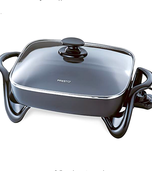 PRESTO ELECTRIC PAN: 16", non-stick skillet for heating and molding thermoplastic splints