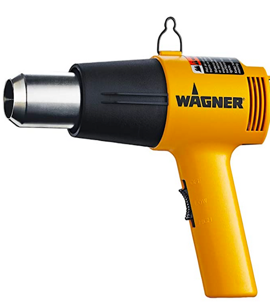 FLAT-BACKED HEAT GUN: for spot heating and smoothing thermoplastic splints