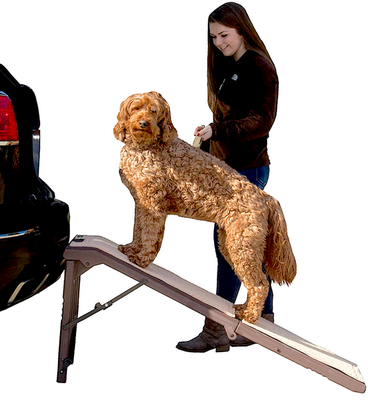PET GEAR FREE-STANDING RAMP: folds easily, for indoor/outdoor use