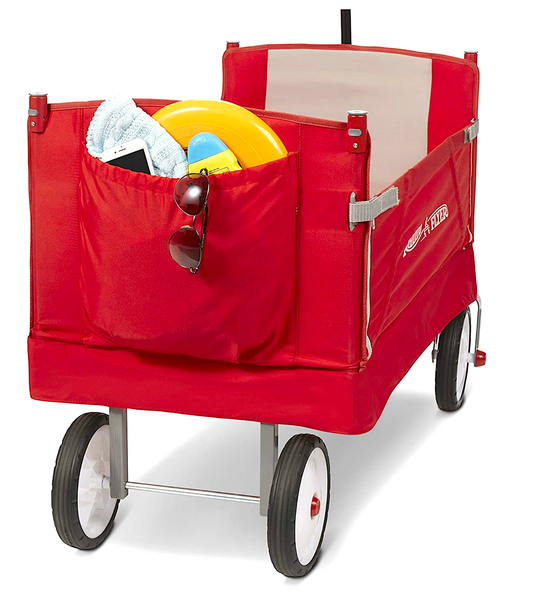 RADIO FLYER EZ FOLD WAGON: with side opening for easier loading/unloading