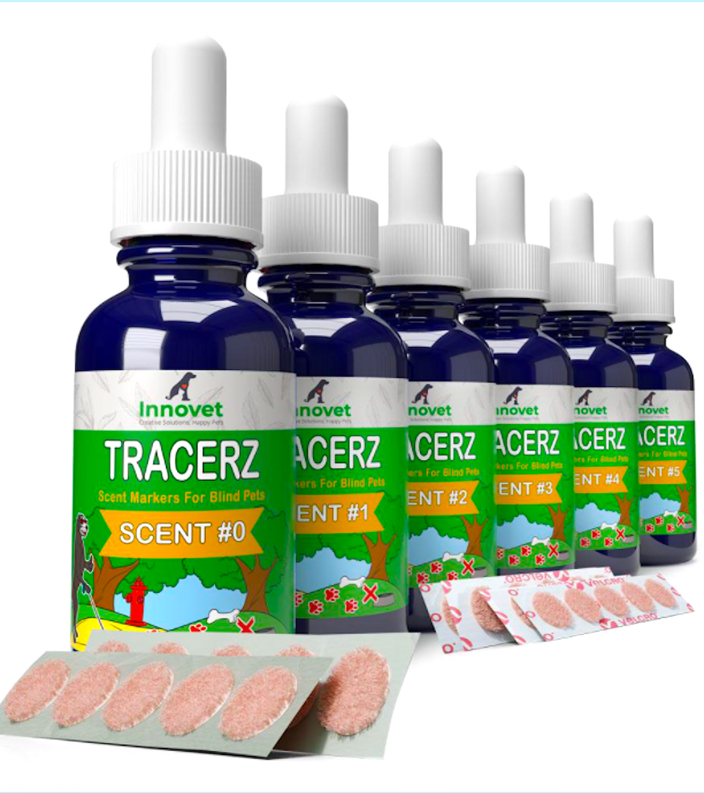 TRACERZ SCENT MARKERS: train your blind dog to "see" with their nose